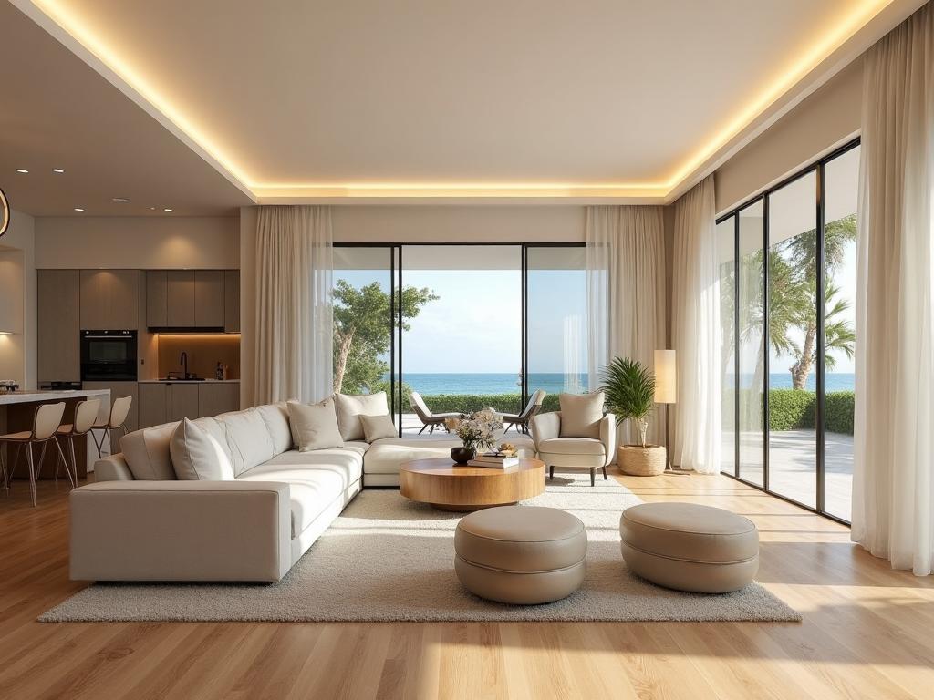 Open-Concept Living Area